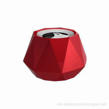 Diamond-shaped Bluetooth Mini Speaker, Free Download MP3 Songs, 2.40-2.480GHz Frequency Range